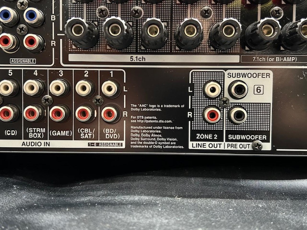 ONKYO TX-NR676E AV Amplifier Black Power cable Remote control Good