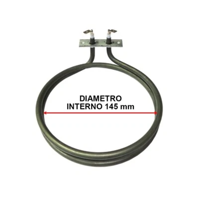JCSPARES Resistenza Circolare Ventilata 1300 Watt Diametro 145 mm Forno Cucina Universale