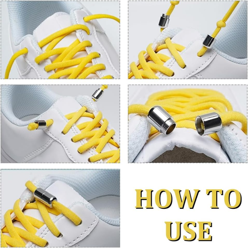 30Pcs Shoelace Buckle No Tie Shoelaces Clasps Tieless Elastic Laces Clasps Metal - 第 4/8 張圖片