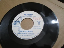 THE FLEETWOODS MR SANDMAN & THIS IS MY PRAYER DOLTON PROMO AUDITION 45