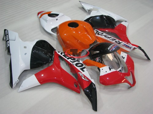 ABS Fairing Kit For Honda CBR600RR F5 2009-2012 – White/Black Painted Bodywork (Protek)