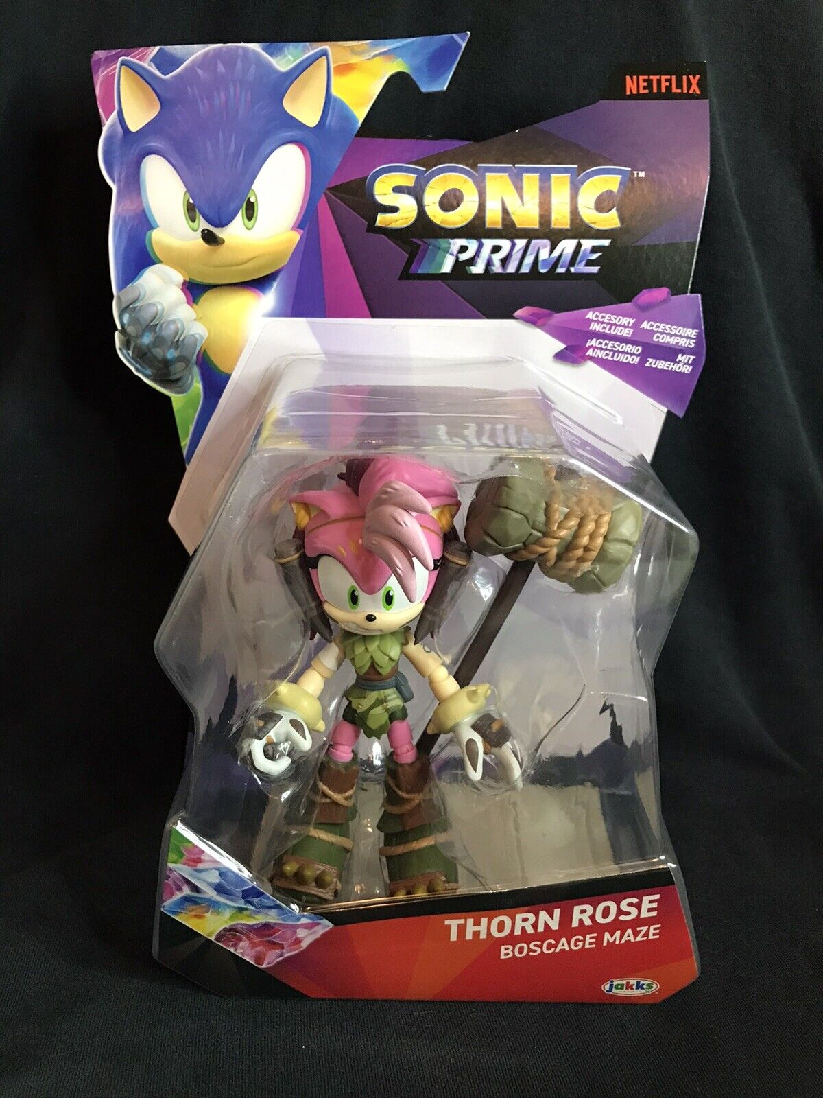 Action Figures Boneco Sonic Prime Netflix Articulado Thorn Rose - Sonic  Prime - #