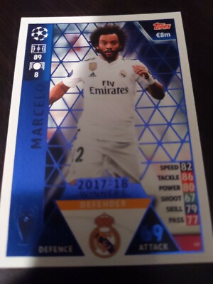 18-19シーズン　マルセロ Topps Match Attax 18/19 Marcelo | eBay