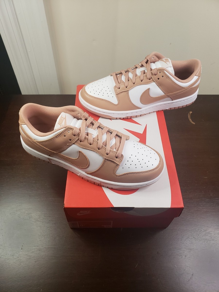 Nike Dunk Low White Rose Whisper Pink Sneakers DD1503-118