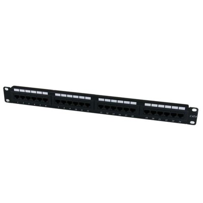 24 Port 1u Cat6 Patch Panel STARTECH C6PANEL24 (0065030857475)