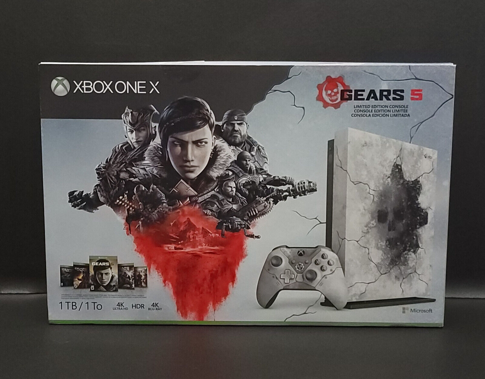 未開封 Xbox One X 1TB Gears5 リミテッドエディション 本体-