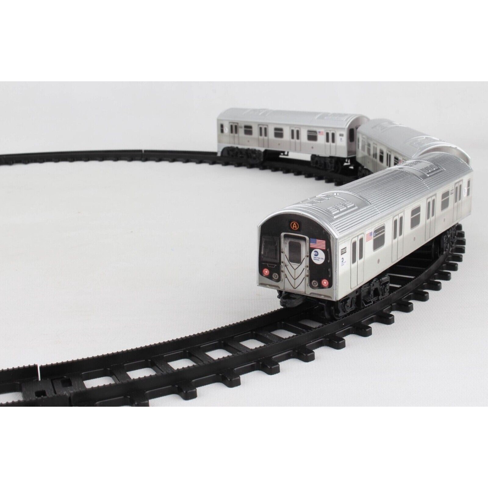 New York MTA New York City 3 Pc. Battery Operated Train Set with Track NY23075