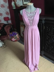 quiz pink bridesmaid dress