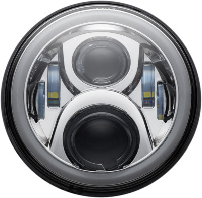 CUSTOM DYNAMICS CD-7-13-C Adaptiver Frontscheinwerfer ProBEAM 7'' CHROM HARLEY DAV...