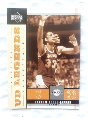 2003-04 Upper Deck LEGENDS - Kareem Abdul-Jabbar - Card # 44 