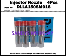 for HINO 700 Profia F20C 4 Pcs Fuel Injector Nozzle DLLA150SM018 105025-0180