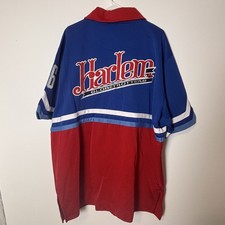 Vintage Platinum Fubu Harlem Globetrotters Track Suit Jersey Size XXL 2XL Snaps