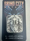 Grind City Metals Jesus 1.94 ozt .999 Fine Silver Art Bar #2 + COA