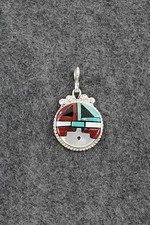 Multi-Stone Sterling Silver Pendant - Ola Eriacho