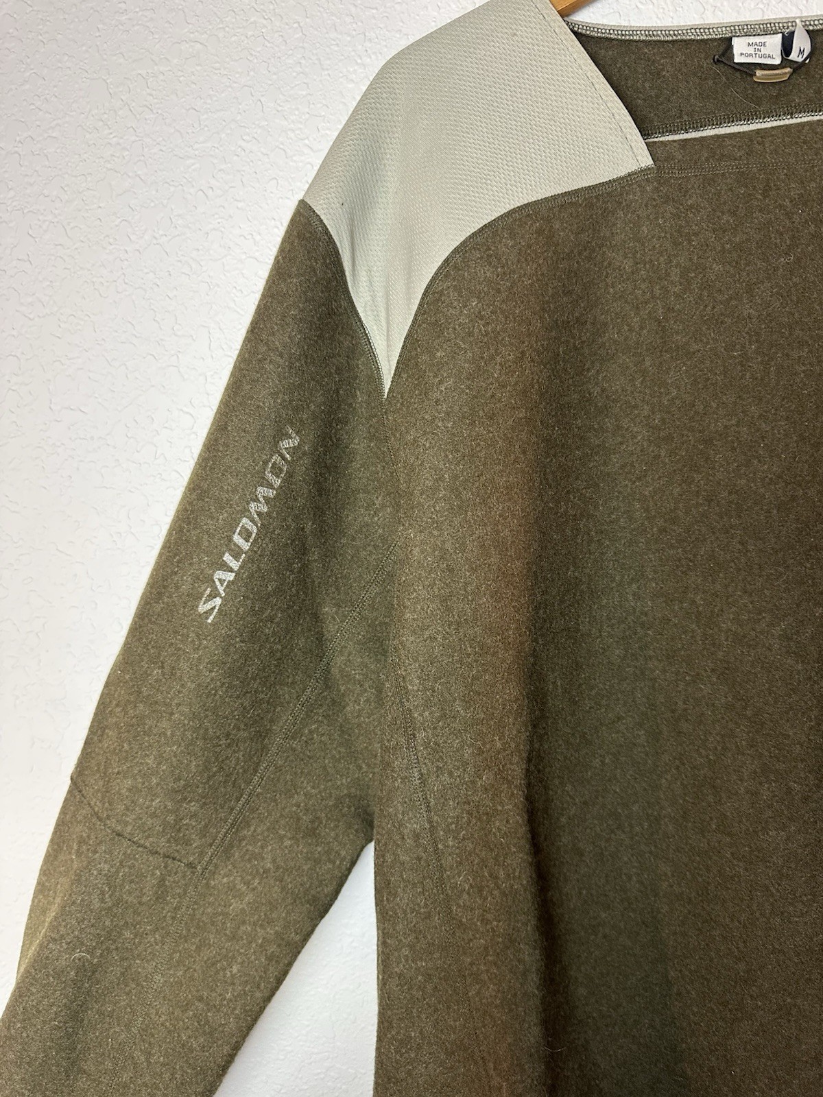 Vintage Salomon Wool Pullover Tech Sweater Men’s Size Medium Y2K image 3
