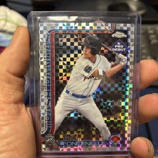 2025 Topps Pro Debut Chrome X-Fractor Cole Fontenelle #PDC-111 4d5