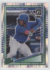 2025 Panini Donruss Optic Rated Prospects Shock Prizm Kendall George #116 0hk3