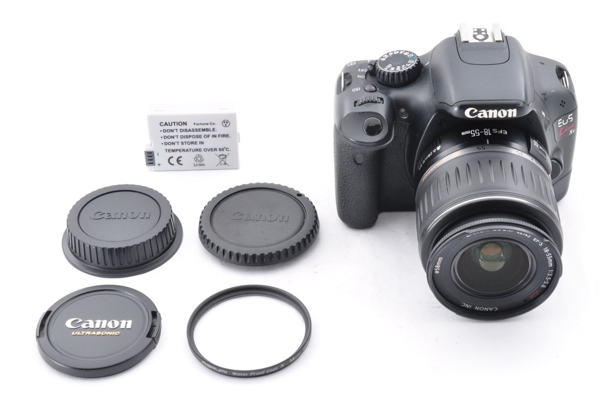 Canon EOS Kiss X4 DSLR Camera + EF-S 18-55mm F3.5-5.6 USM Lens Kit