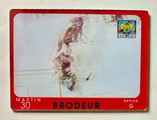 1997 Upper Deck Diamond Vision Hologram Insert Martin Brodeur New Jersey Devils 