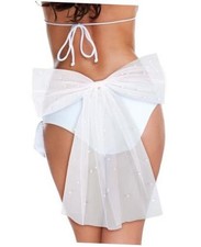 Suncalla Bachelorette Party Bikini Bow Bride Bathing Suit Pearl