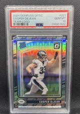 Cooper DeJean 2024 Panini Donruss Optic Team Logo Emoji /32 SSP Eagles PSA 10