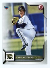 2022 Bowman NPB Nippon Professional Baseball Kaede Yokoyama #102 RC