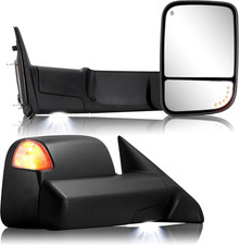 Towing Mirror for Dodge Ram - Replacement Fit for 2009-2018 Dodge Ram 1500 2500