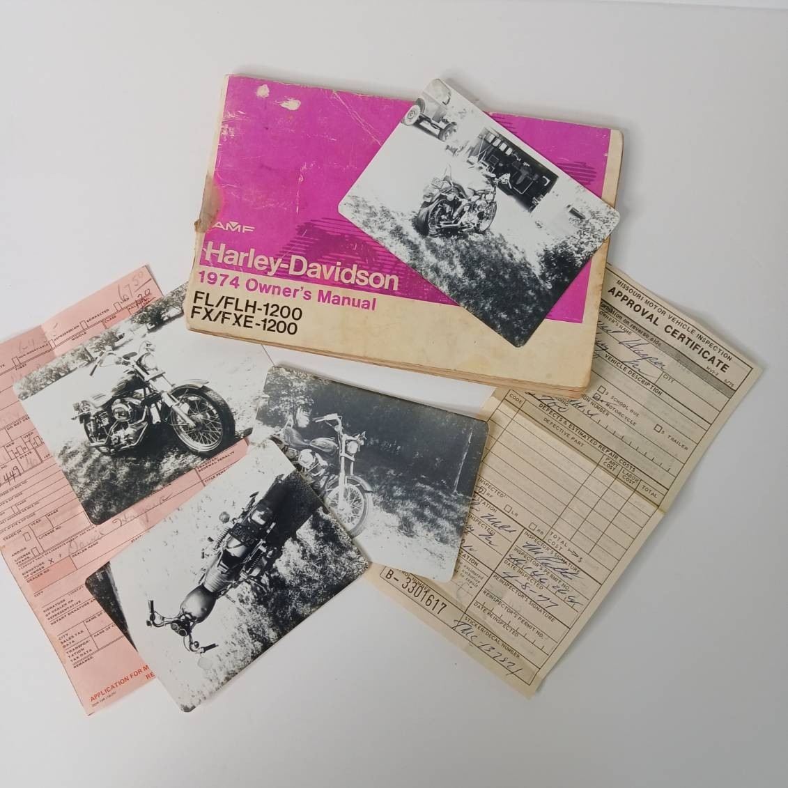 1974 Harley Davidson/AMF FL/FLH-1200, FX/FXE-1200 Owner's Manual