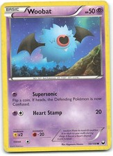 Woobat 50/108 Common Dark Explorers Pokemon