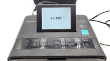 Canon Selphy CP1300 Mini Color Photo Printer Black with Power Cord Tested