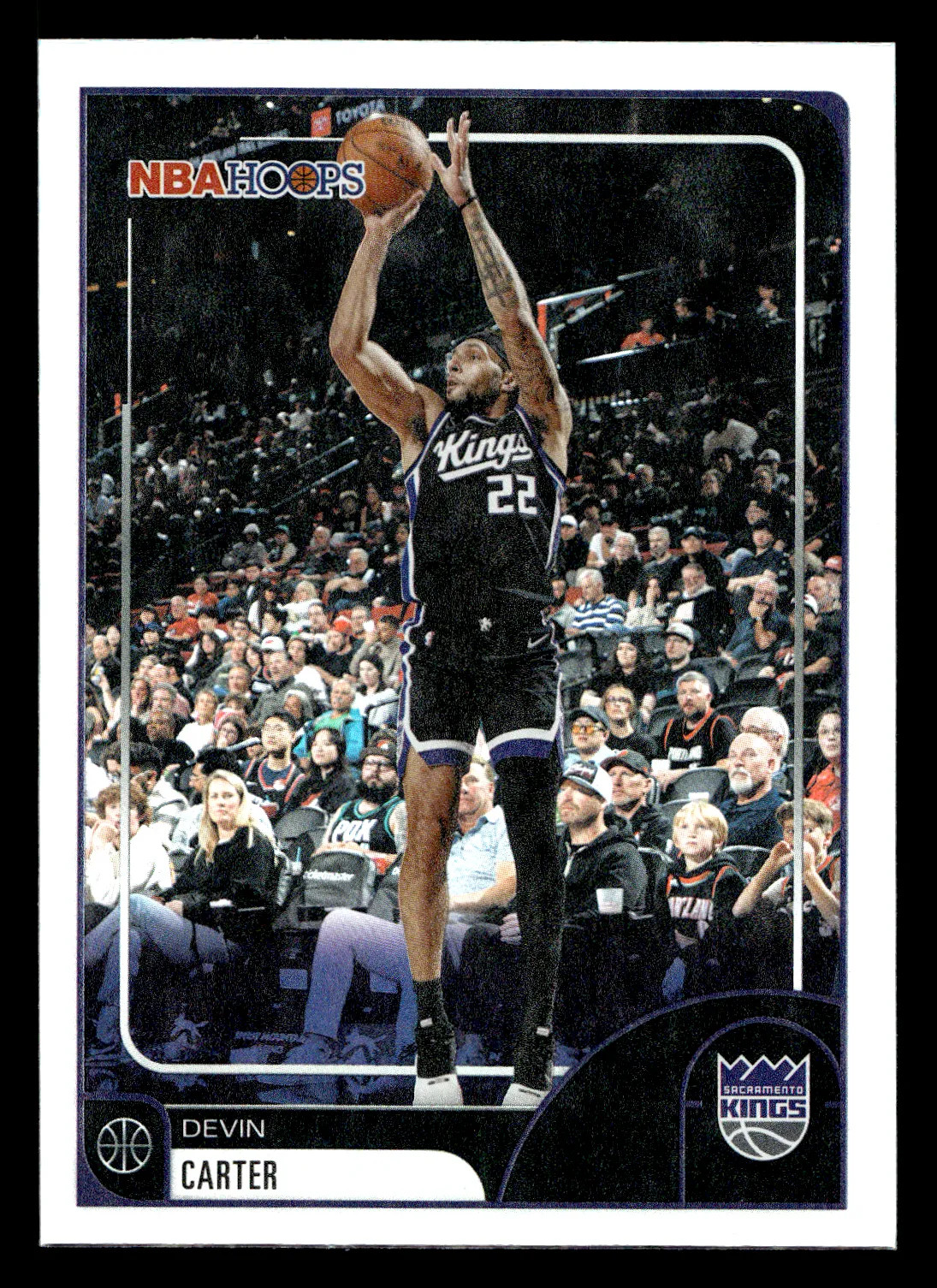 2026 Topps NBA Hoops Devin Carter #46 Sacramento Kings
