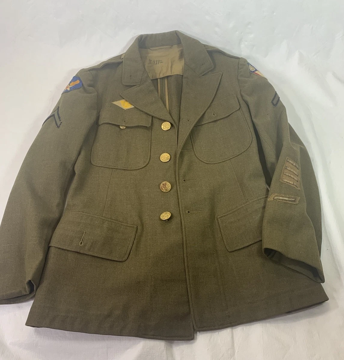 Vintage Air Force Uniform Indiana Original Ww2 Collectible US