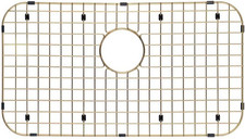 Sinks Protector Matte Gold 304 Stainless Steel Kitchen Sink Bottom Grid, Rack 2