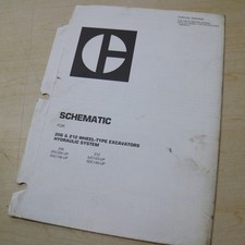 CAT 206 212 Excavator HYDRAULIC system SCHEMATIC Repair Shop Service Manual