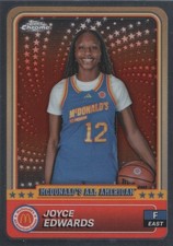 2024 Topps Chrome McDonald's All American #53 Joyce Edwards Card