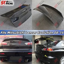 For Mitsubishi Lancer Evolution 08+Forged/Carbon Fiber Rear Trunk Boot Lid Cover
