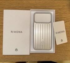 RIMOWA iPhone 17 Pro Silver Aluminum Cover Phone Case