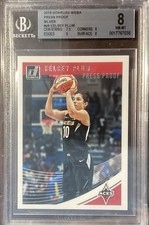 2019 Donruss WNBA Press Proof Silver Kelsey Plum 189/199 BGS 8