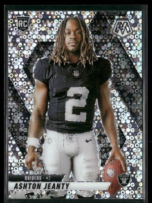 2025 Panini Mosaic #287 Ashton Jeanty Mosaic No Huddle Silver