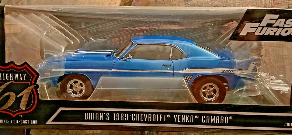 Highway 61 Fast & Furious Brian's 1969 Yenko 427 Camaro 1/18 - Image 4 of 4