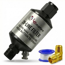 Air Compressor Water Separator Heavy Duty Filter Inline 14 Npt Dryer Air Tool