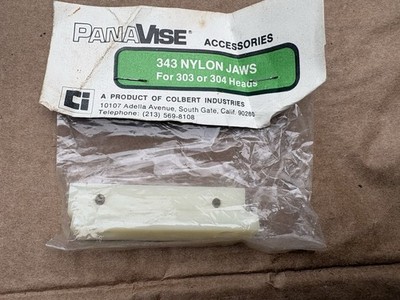 Panavise 343 neu unbenutzt ungeöffnet Nylon Schraubstock Backen für 303 oder 304 Köpfe