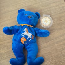 Celebrity Bears Star 40 Blue Plush Bear Mill High Denver Broncos Embroidery