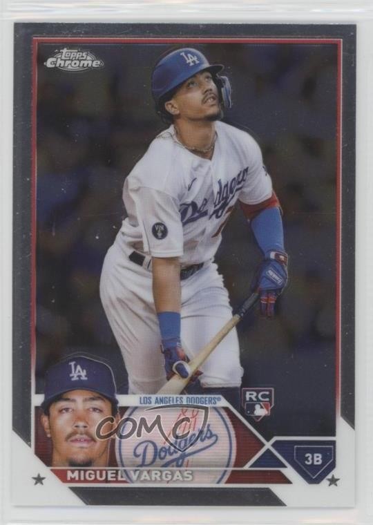 2023 Topps Chrome Miguel Vargas #161 15wb