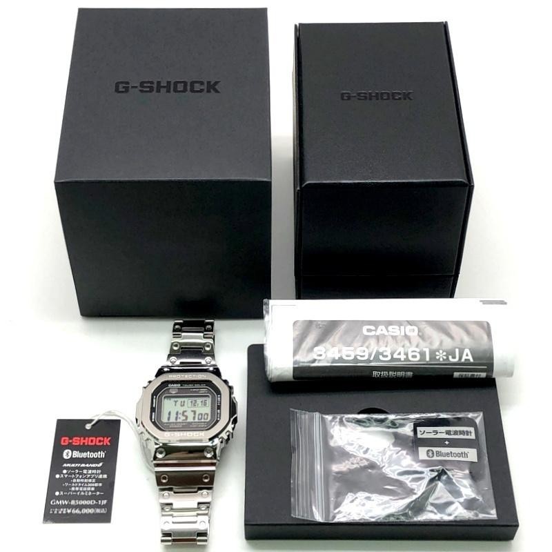 【Near mint】G-SHOCK GMW-B5000D-1 Solar Bluetooth Mobile Link LED Backlight JAPAN