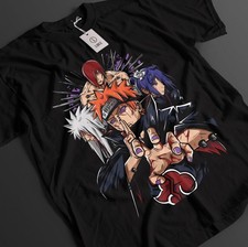Camiseta Naruto Pain Camiseta Yahiko Camiseta Jiraya Anime Conan Akatsuki Camiseta Unisex