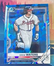 2021 Bowman Chrome Sapphire Edition - Chrome Prospects Drew Waters #BCP-160 (RC)