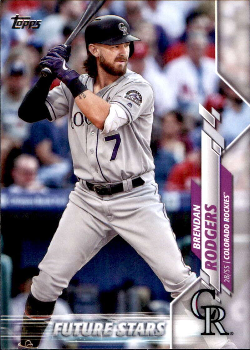 2020 TOPPS #408 BRENDAN RODGERS COLORADO ROCKIES BASEBALL