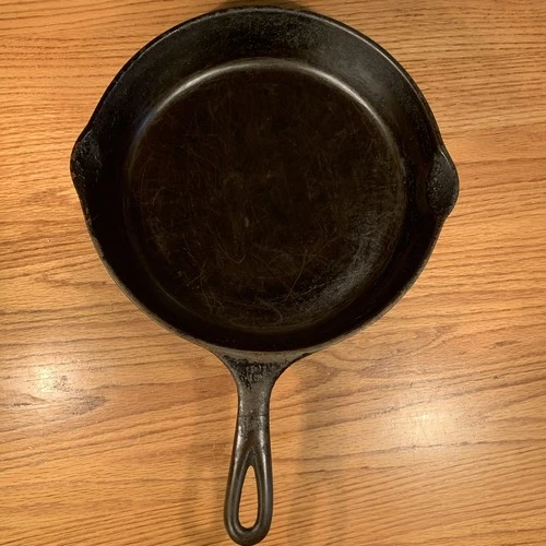 Wagner Ware Sidney Cast Iron Skillet 1058D Wagner #8 Vintage 10" Fry Pan