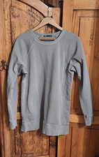 ZARA Oversized Long Sweatshirt Gray Size M Pit: 21" 